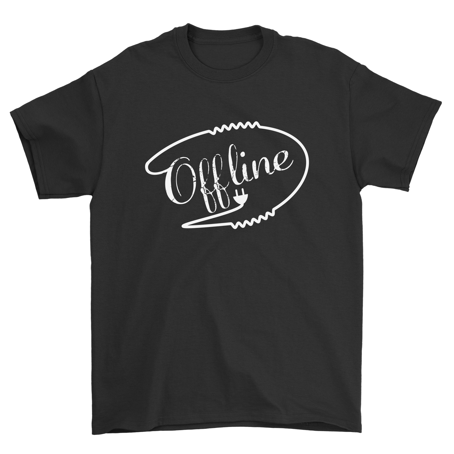 Offline offline offline mens womens unisex t-shirt - Premium t-shirt from MyDesigns - Just $21.95! Shop now at Lees Krazy Teez