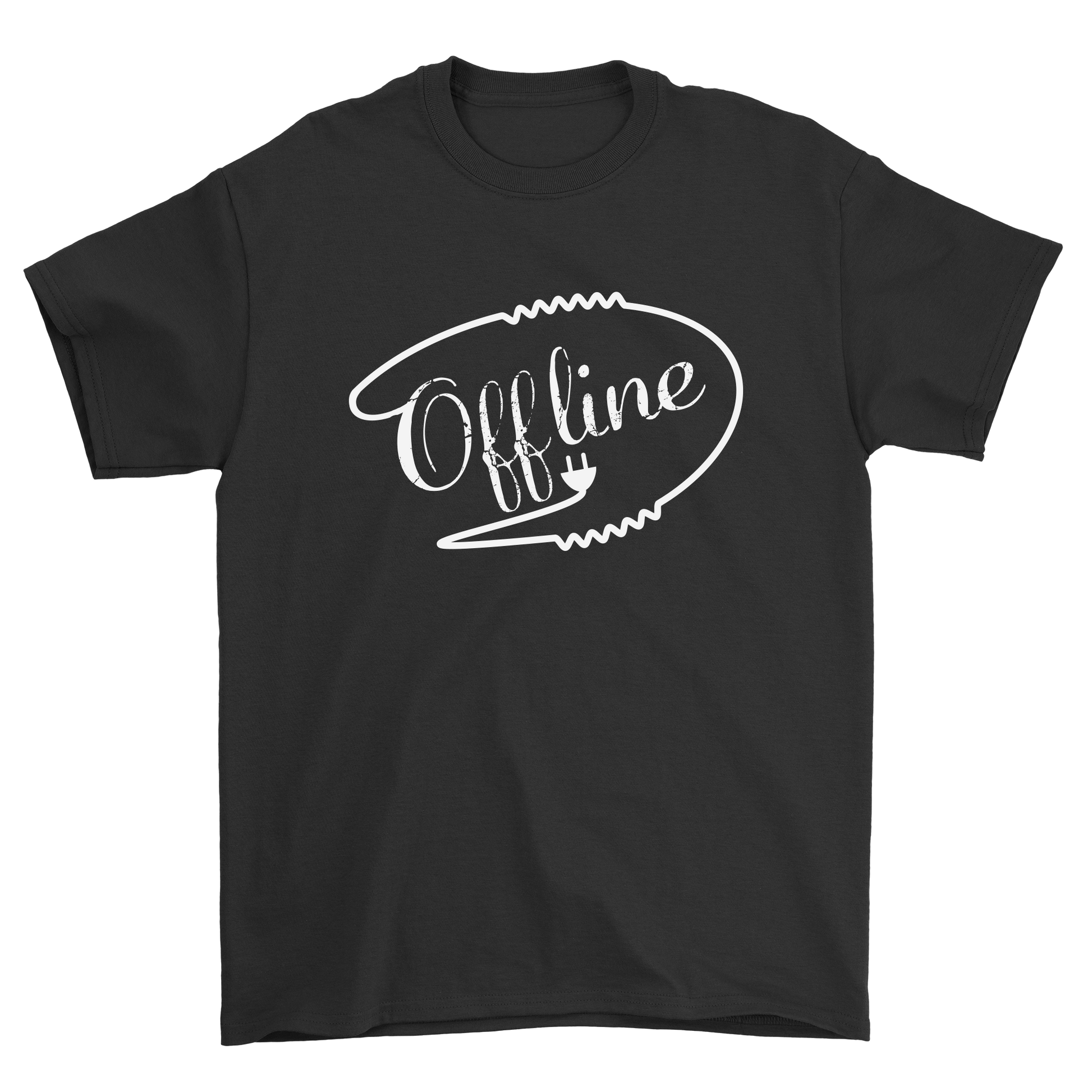 Offline offline offline mens womens unisex t-shirt - Premium t-shirt from MyDesigns - Just $21.95! Shop now at Lees Krazy Teez