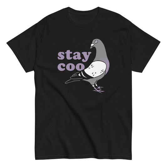 Stay coo bird funny pegion animal t-shirt - Premium t-shirt from MyDesigns - Just $19.95! Shop now at Lees Krazy Teez