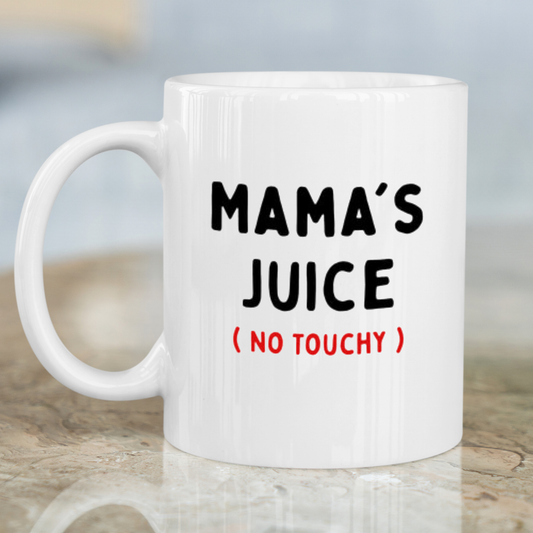 Mama's juice no touchy Mug - Premium mugs from MyDesigns - Just $19.95! Shop now at Lees Krazy Teez