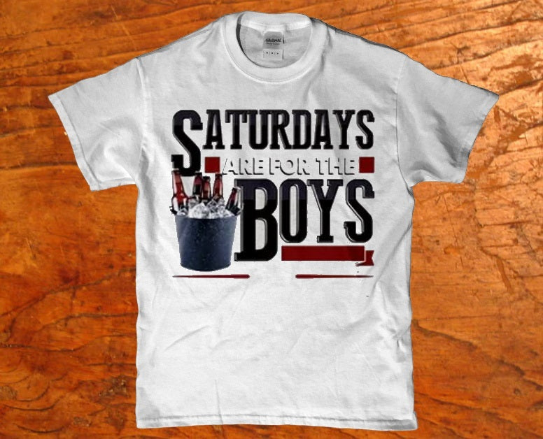 Saturday's are for the boys Men's t-shirt - Premium t-shirt from Lees Krazy Teez - Just $19.95! Shop now at Lees Krazy Teez