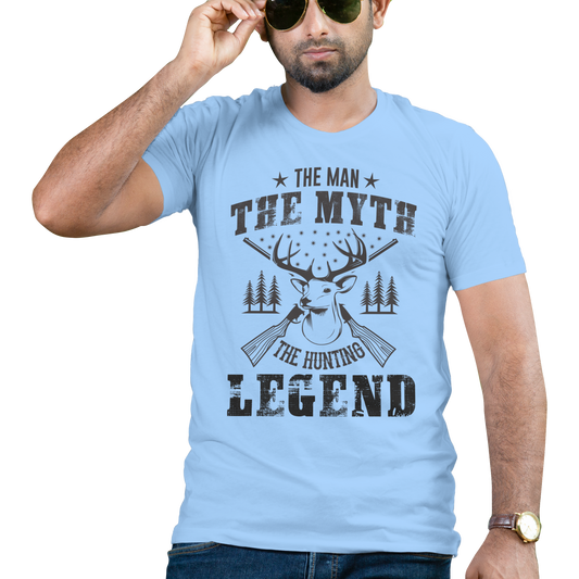 The man the myth the hunting legend t-shirt - Premium t-shirt from MyDesigns - Just $19.95! Shop now at Lees Krazy Teez