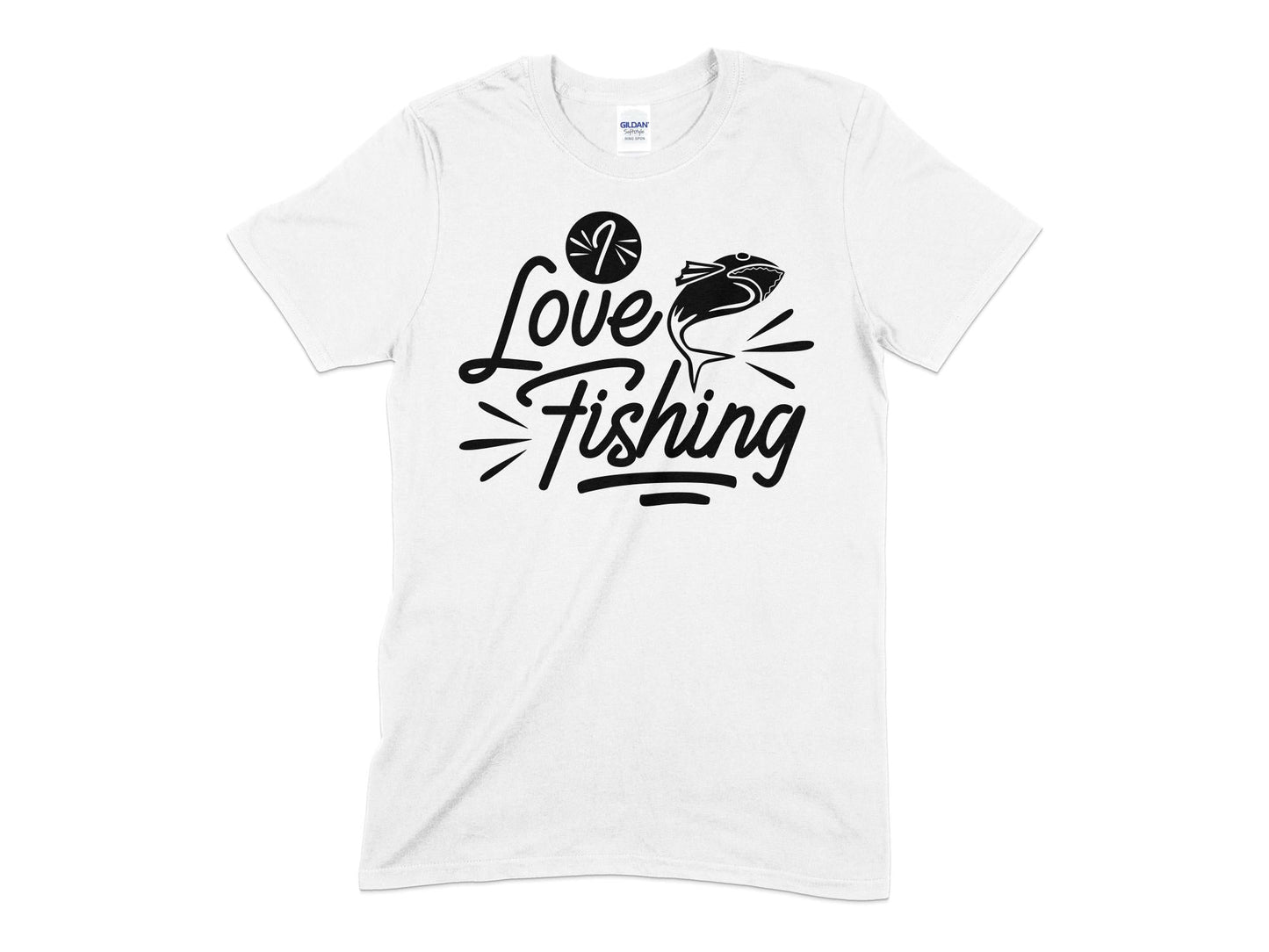 I Love Fishing sports outdoor Men's t-shirt - Premium t-shirt from MyDesigns - Just $19.95! Shop now at Lees Krazy Teez