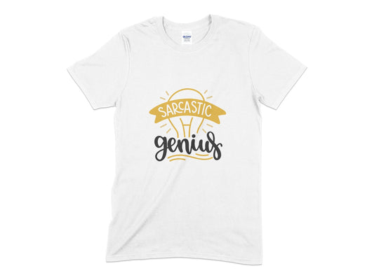 Sarcastic genius unisex t-shirt - Premium t-shirt from MyDesigns - Just $19.95! Shop now at Lees Krazy Teez