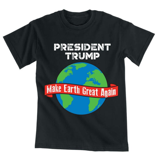 President Trump Make Earth Great Again T-Shirt - Premium t-shirt from MyDesigns - Just $19.95! Shop now at Lees Krazy Teez