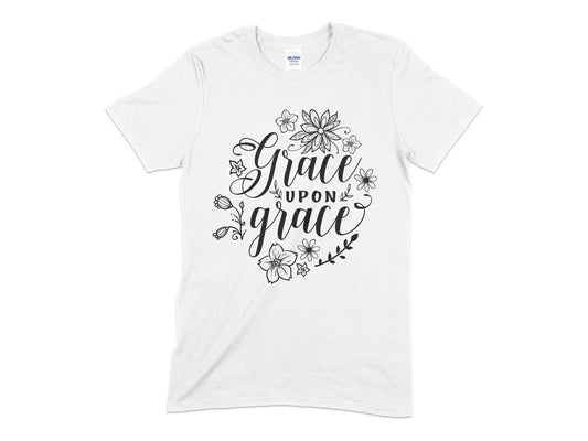 Grace upon grace Womens t-shirt - Premium t-shirt from MyDesigns - Just $21! Shop now at Lees Krazy Teez