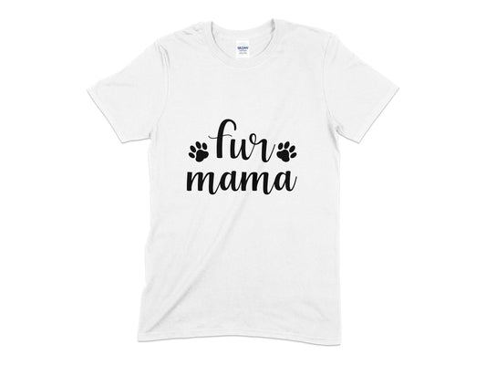Fur mama cat dog animal womens t-shirt - Premium t-shirt from MyDesigns - Just $19.95! Shop now at Lees Krazy Teez
