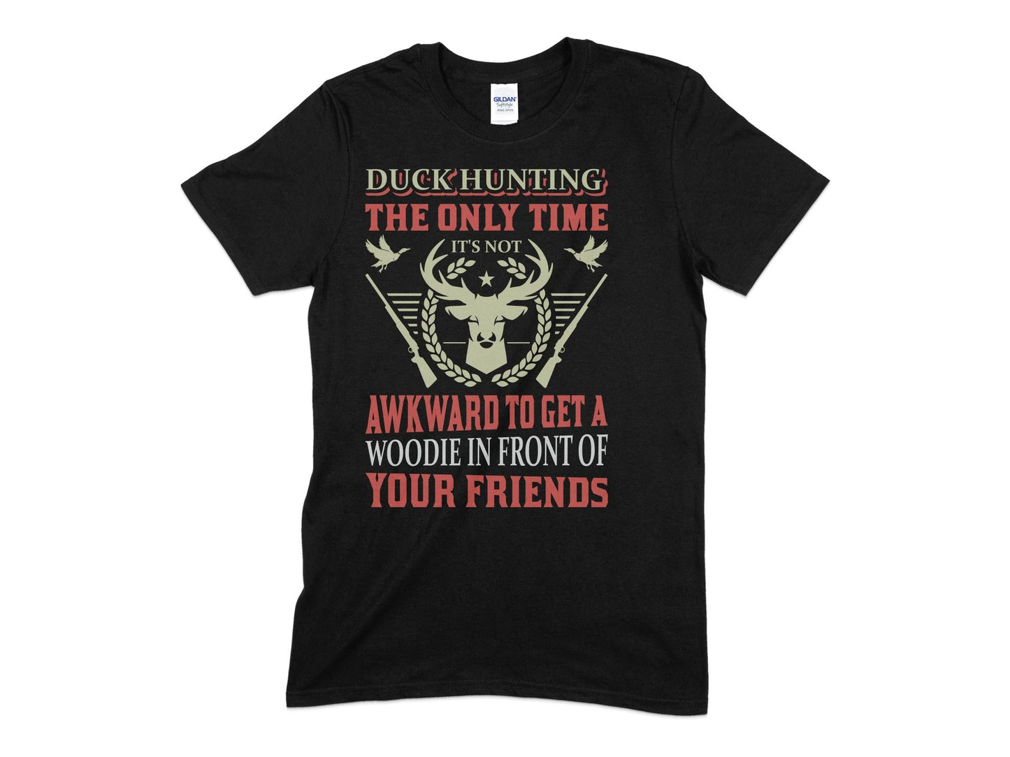 Duck hunting the only time its not awkward t-shirt - Premium t-shirt from MyDesigns - Just $19.95! Shop now at Lees Krazy Teez