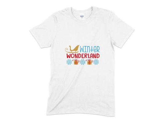 Winter wonderland christmas 2023 Unisex t-shirt - Premium t-shirt from MyDesigns - Just $19.95! Shop now at Lees Krazy Teez