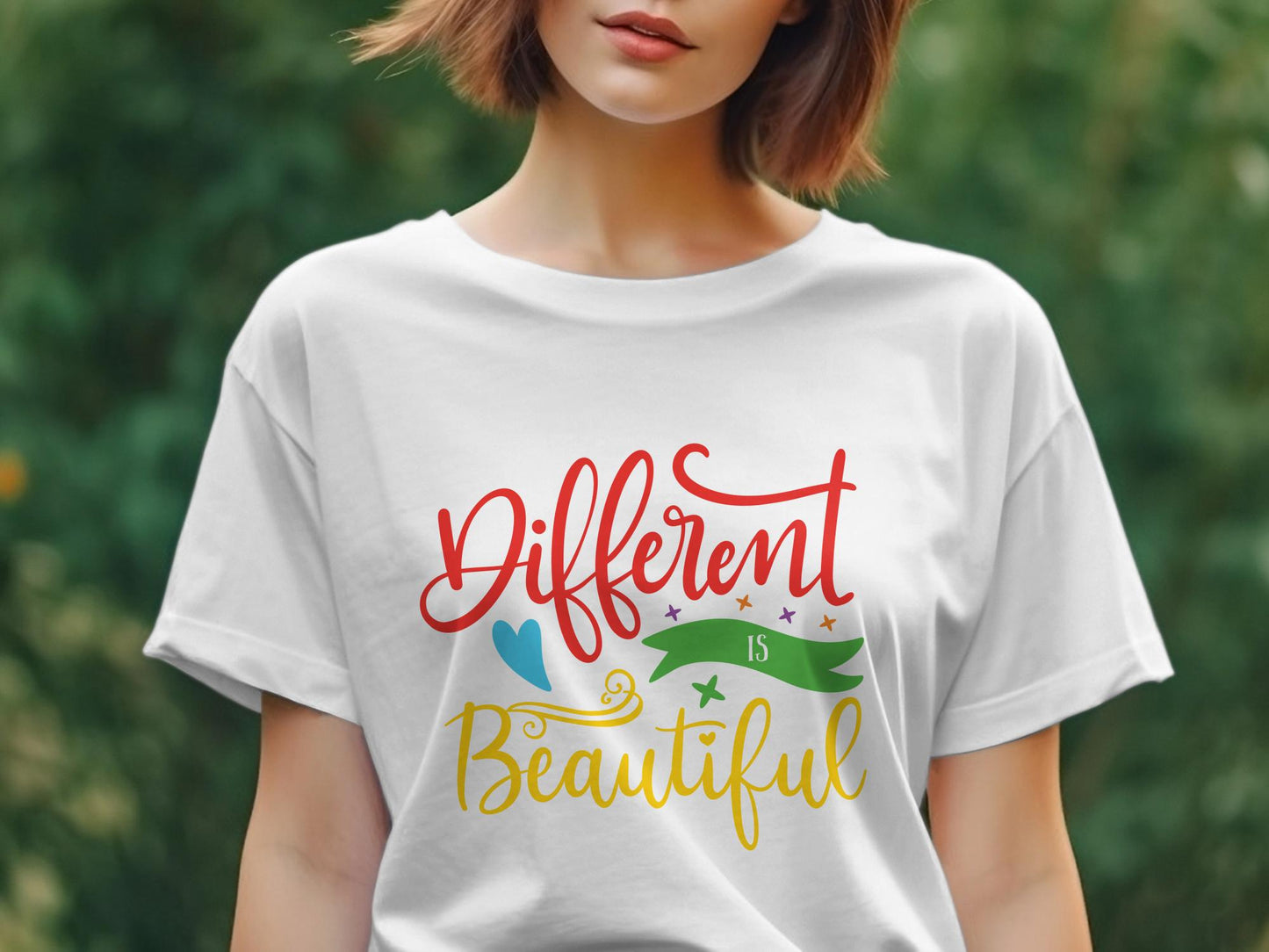 different is beautiful Women's awesome t-shirt - Premium t-shirt from MyDesigns - Just $21.95! Shop now at Lees Krazy Teez