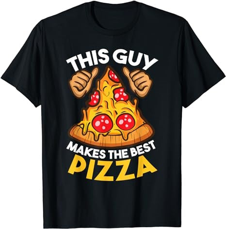 Funny Pizza Maker Gift For Men Women Cool Guy Best Pizza T-Shirt - Premium t-shirt from Lees Krazy Teez - Just $19.95! Shop now at Lees Krazy Teez