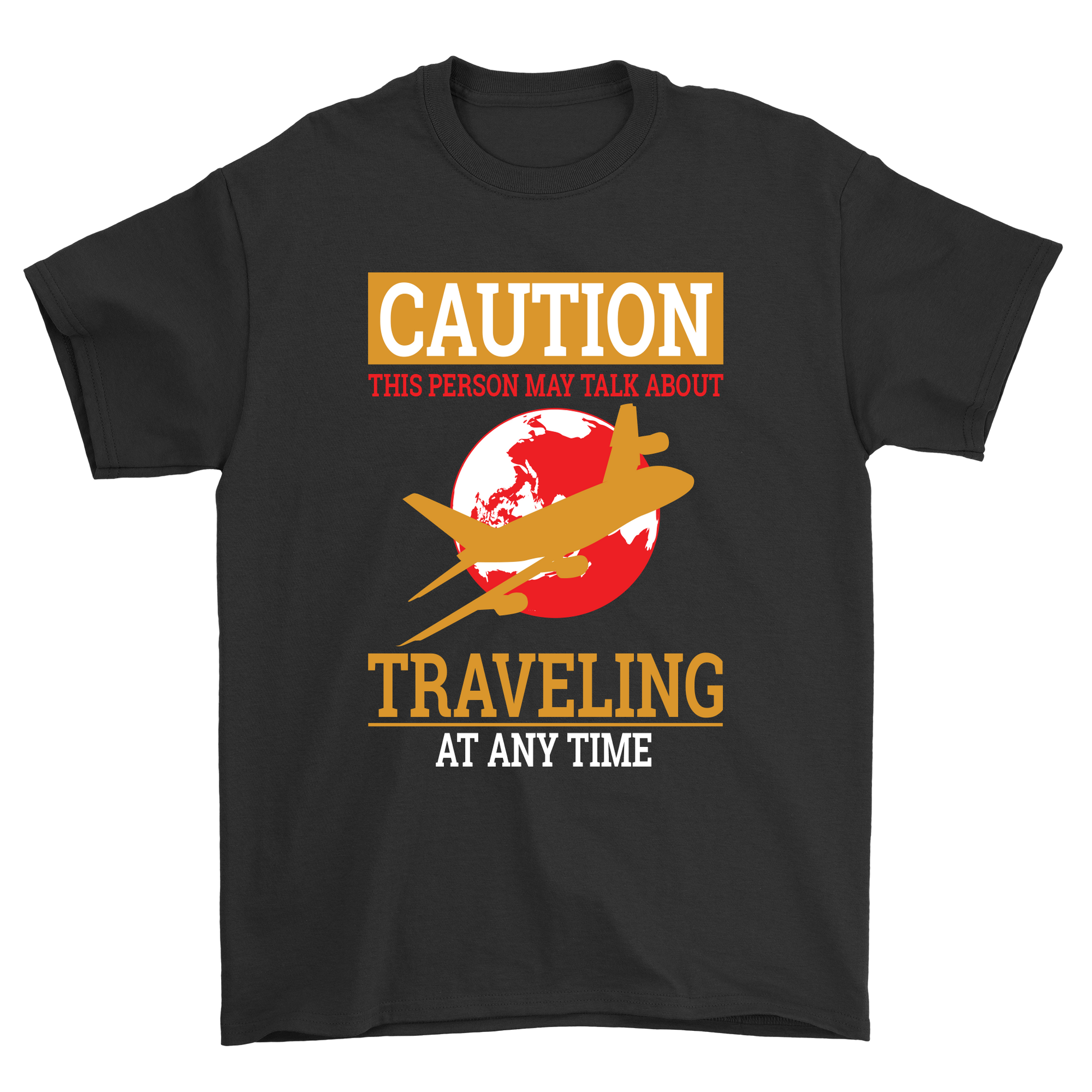 Caution traveling at any time t-shirt - Premium t-shirt from MyDesigns - Just $21.95! Shop now at Lees Krazy Teez