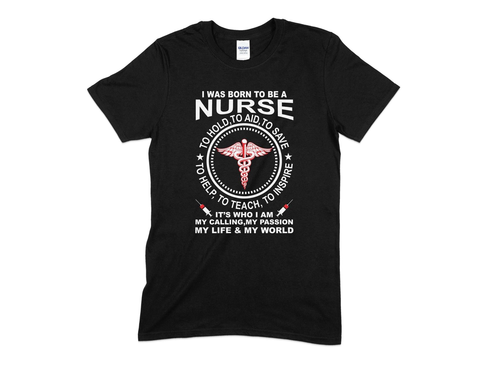 I was born to be a nurse t-shirt - Premium t-shirt from MyDesigns - Just $21.95! Shop now at Lees Krazy Teez