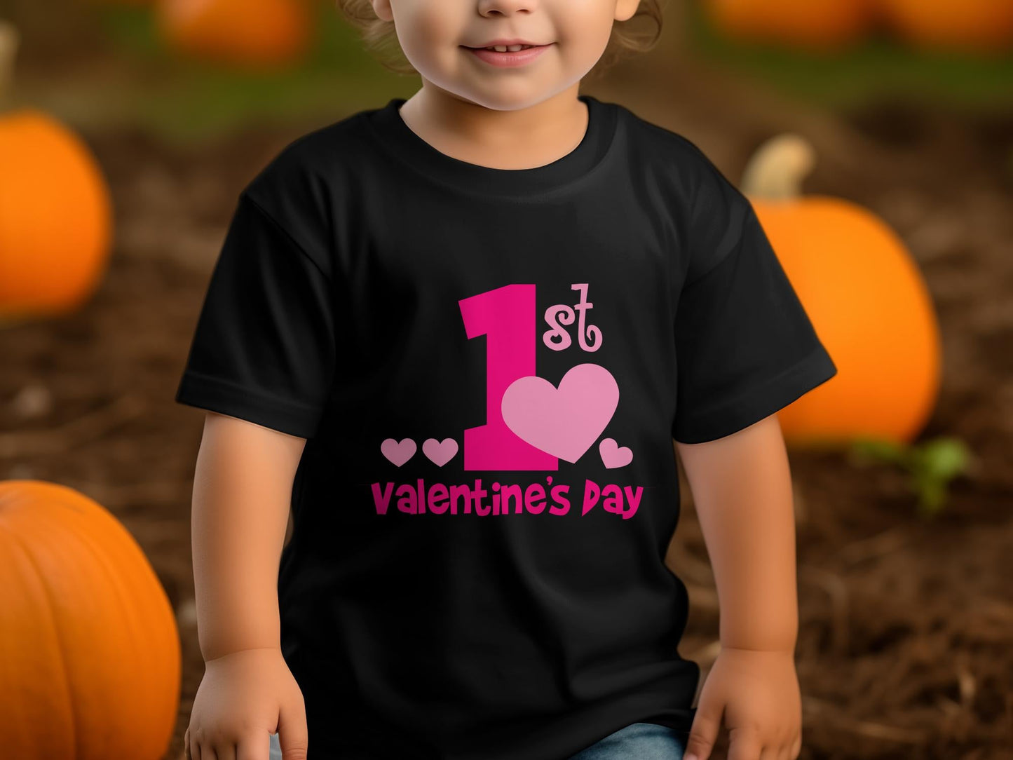 1st valentines day youth girls t-shirt - Premium t-shirt from MyDesigns - Just $19.95! Shop now at Lees Krazy Teez