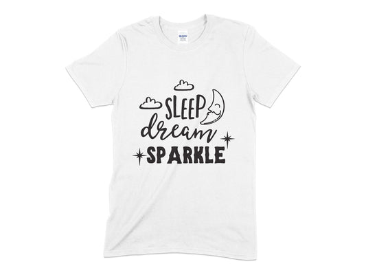 Sleep Dream Sparkle unisex womens mens t-shirt - Premium t-shirt from MyDesigns - Just $21! Shop now at Lees Krazy Teez