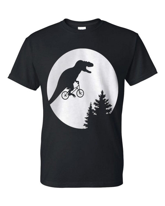 Godzilla E.T parody over the moon t-shirt - Premium t-shirt from MyDesigns - Just $19.95! Shop now at Lees Krazy Teez