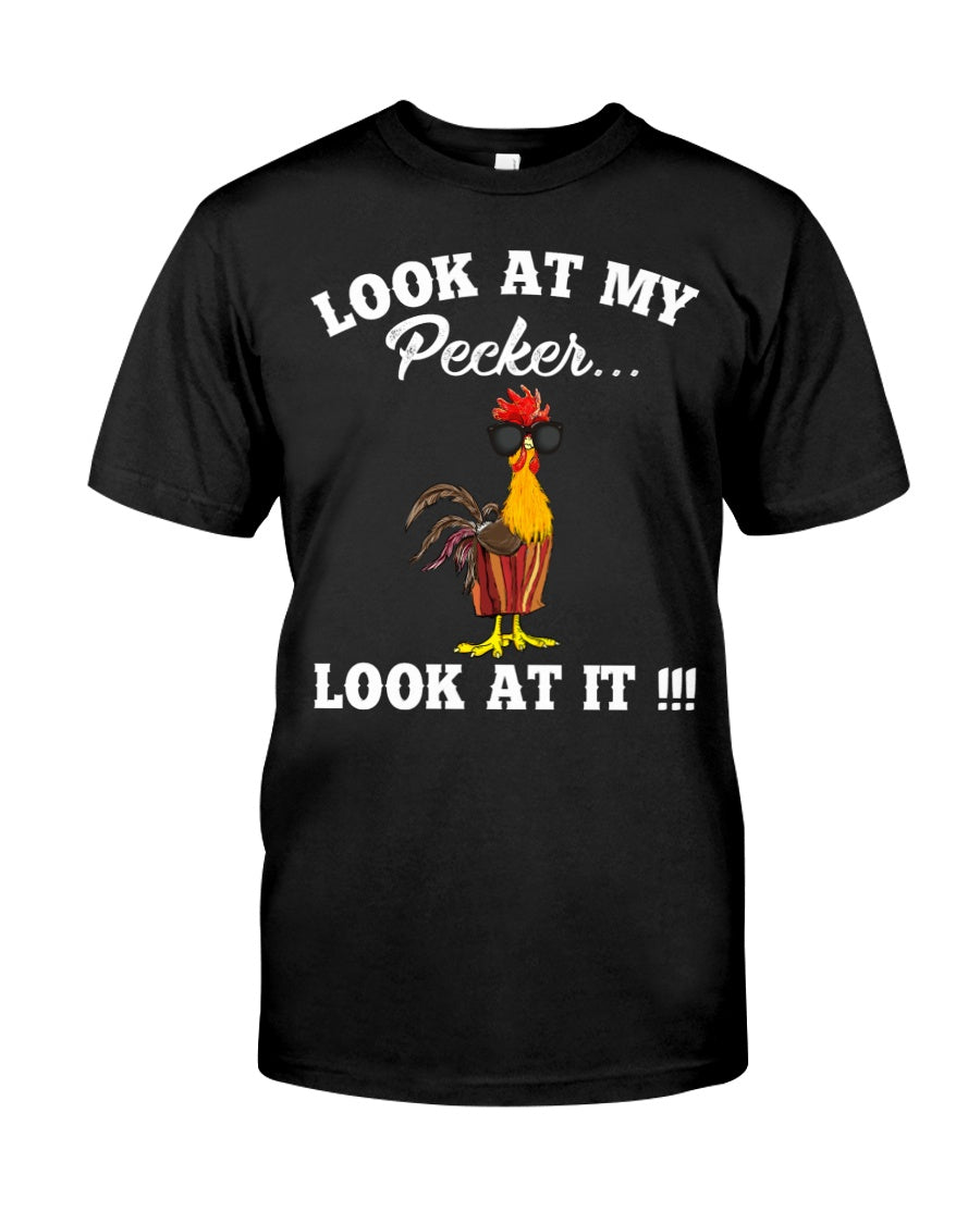 Look at my pecker look at it funny Men's t-shirt - Premium t-shirt from MyDesigns - Just $16.95! Shop now at Lees Krazy Teez