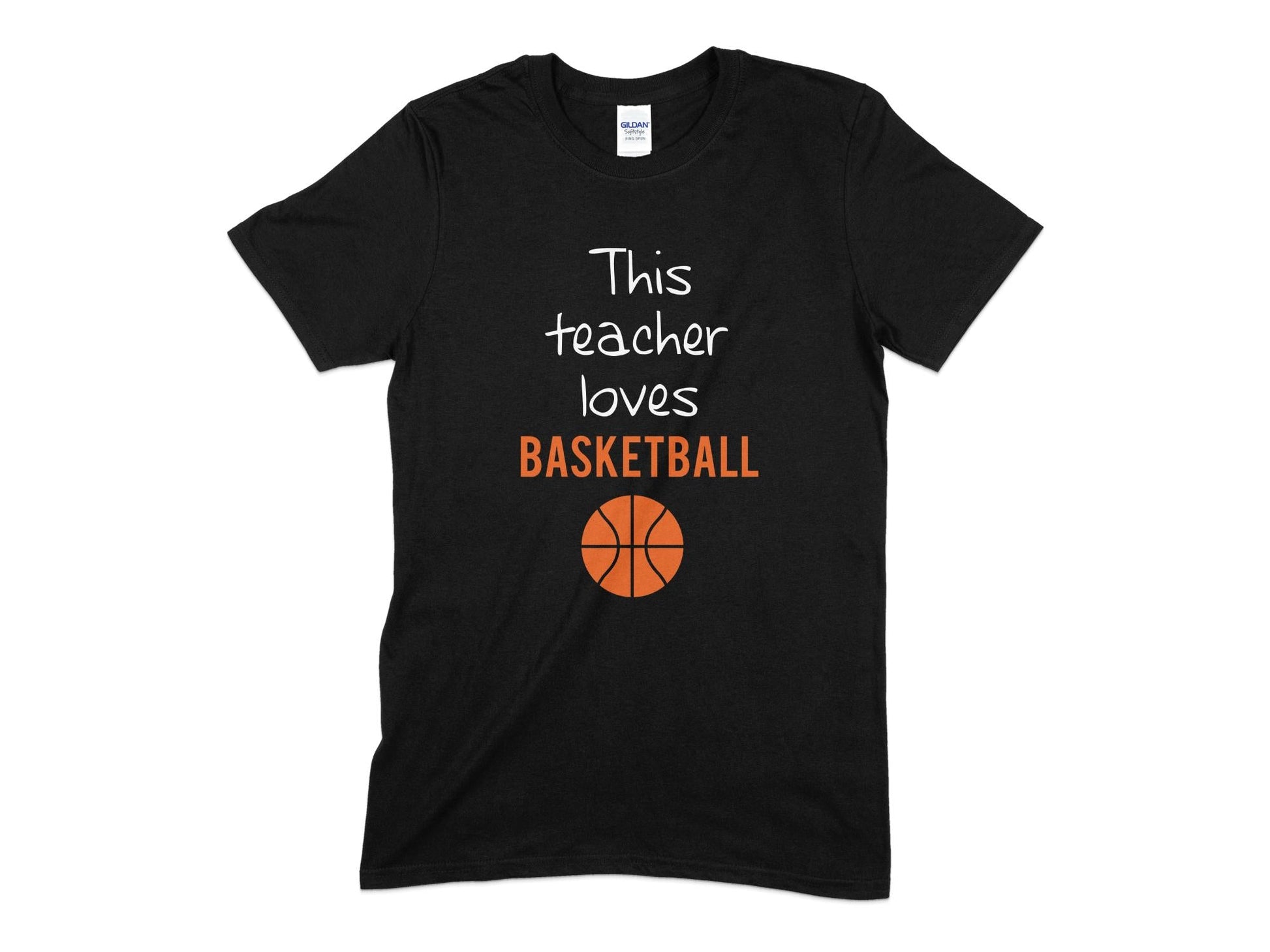 this teavher loves basketball t-shirt - Premium t-shirt from MyDesigns - Just $17.95! Shop now at Lees Krazy Teez