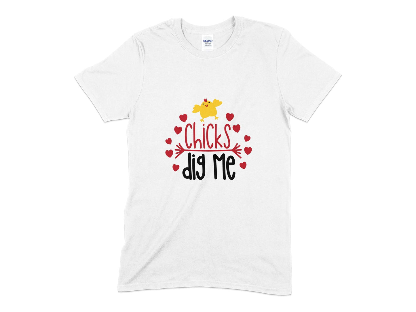 Chicks dig me womens ladies t-shirt - Premium t-shirt from MyDesigns - Just $18.95! Shop now at Lees Krazy Teez