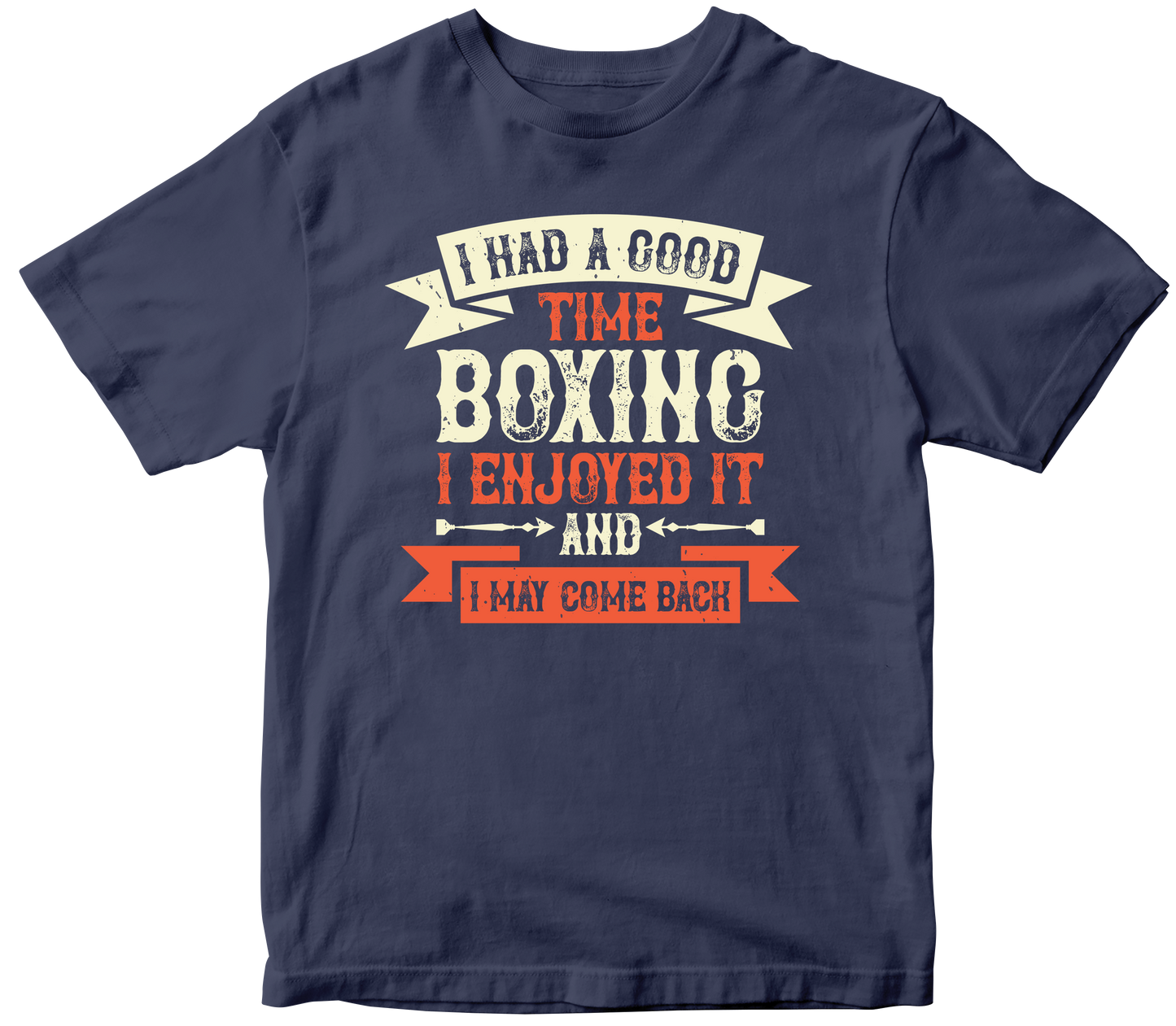 I had a good time boxing I enjoyed it t-shirt - Premium t-shirt from MyDesigns - Just $17.95! Shop now at Lees Krazy Teez