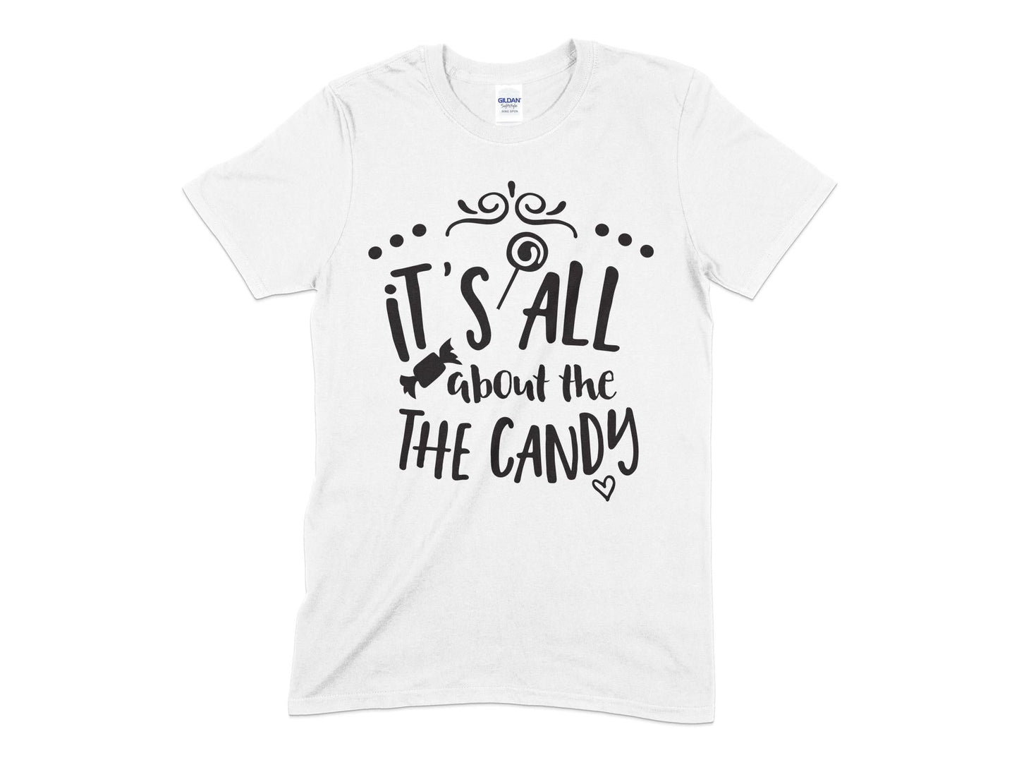 Its all about the the candy Unisex Men's Women's t-shirt - Premium t-shirt from MyDesigns - Just $19.95! Shop now at Lees Krazy Teez