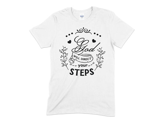 God Will Direct Your Steps unisex christian t-shirt - Premium t-shirt from MyDesigns - Just $21.95! Shop now at Lees Krazy Teez