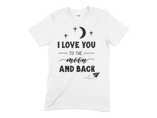 I Love You to the Moon and Back t-shirt - Premium t-shirt from MyDesigns - Just $21.95! Shop now at Lees Krazy Teez