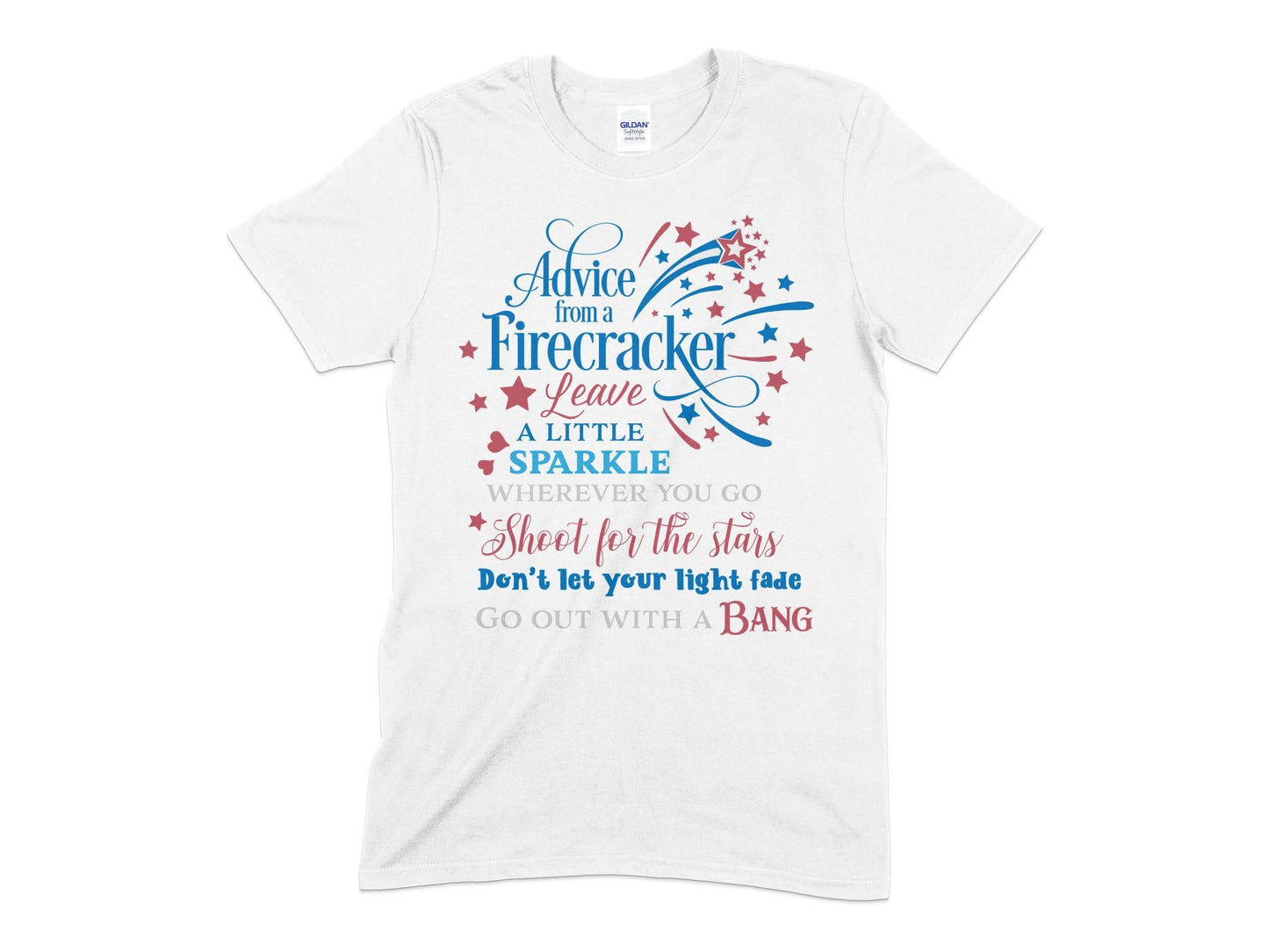 Advice from a Firecracker Mens womens unisex t-shirt - Premium t-shirt from MyDesigns - Just $19.95! Shop now at Lees Krazy Teez