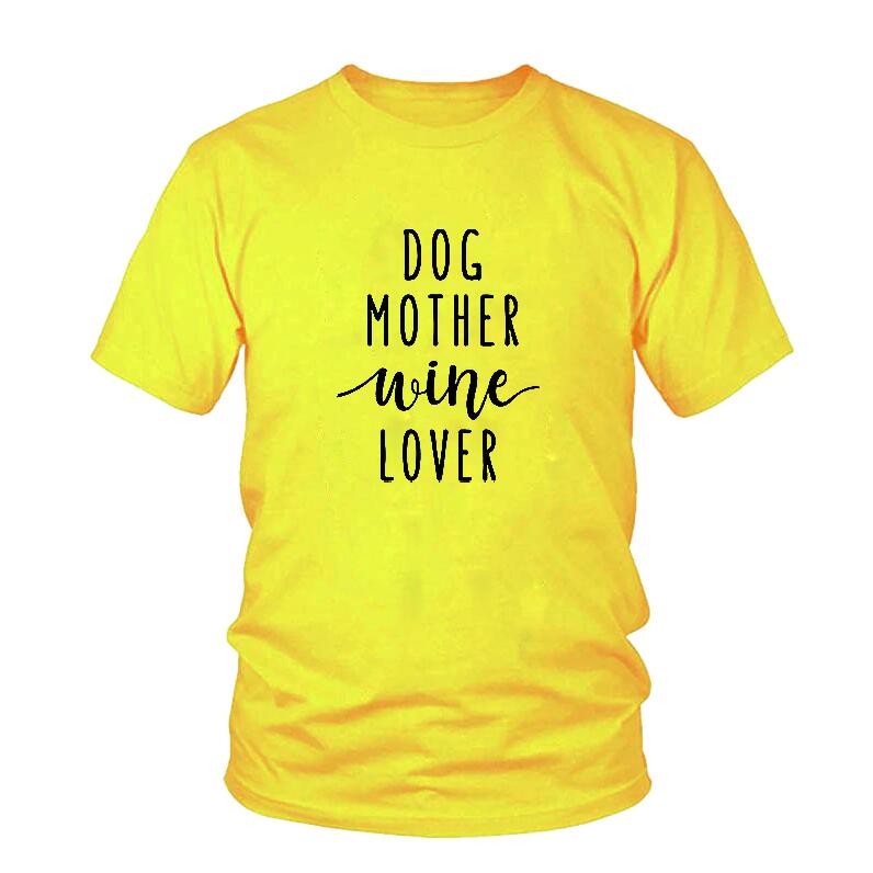 Dog Mother Wine Lover funny women's t-Shirt - Premium t-shirt from eprolo - Just $19.95! Shop now at Lees Krazy Teez