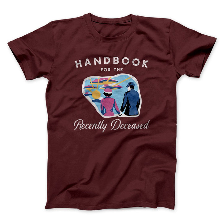 Handbook for the recently deceased Men's t-shirt - Premium t-shirt from MyDesigns - Just $19.95! Shop now at Lees Krazy Teez