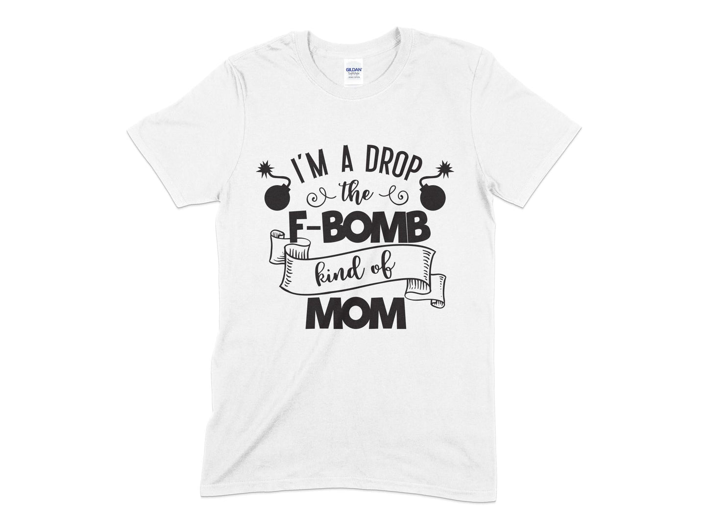 Im a Drop the F-Bomb Kind of Mom Unisex t-shirt - Premium t-shirt from MyDesigns - Just $19.95! Shop now at Lees Krazy Teez