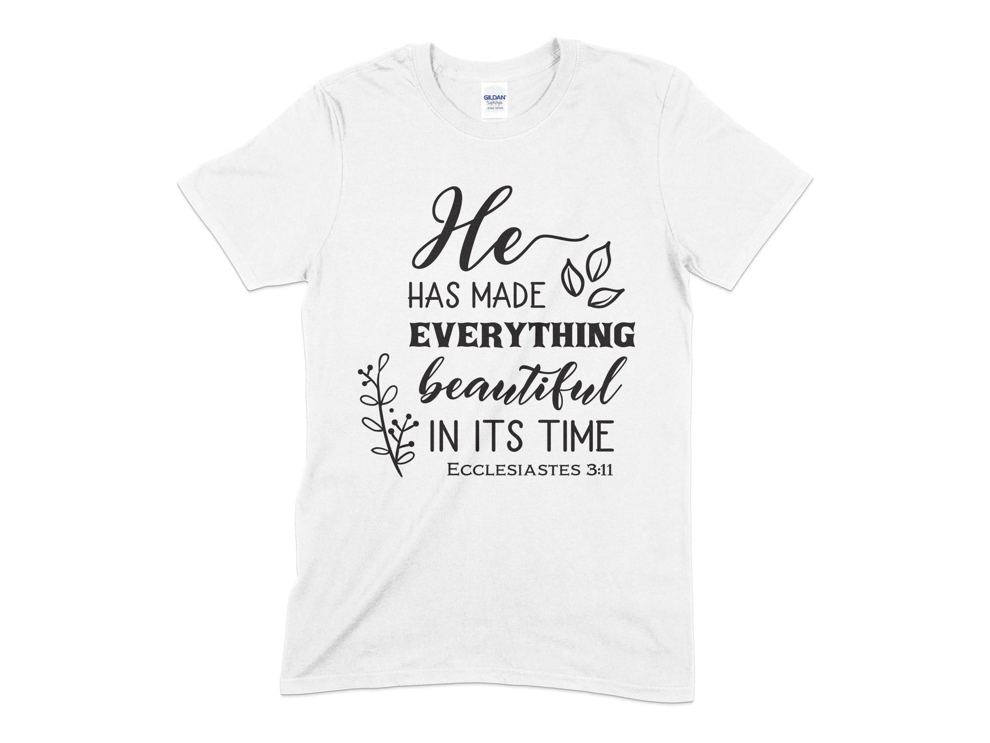He Has Made Everything Beautiful t-shirt - Premium t-shirt from MyDesigns - Just $18.95! Shop now at Lees Krazy Teez