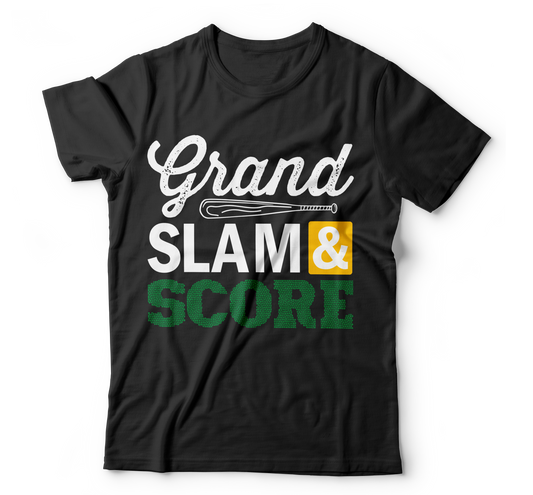 grand slam and score Men's t-shirt - Premium t-shirt from MyDesigns - Just $19.95! Shop now at Lees Krazy Teez