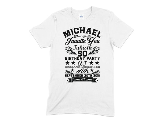 Michael birthday party Unisex t-shirt - Premium t-shirt from MyDesigns - Just $19.95! Shop now at Lees Krazy Teez
