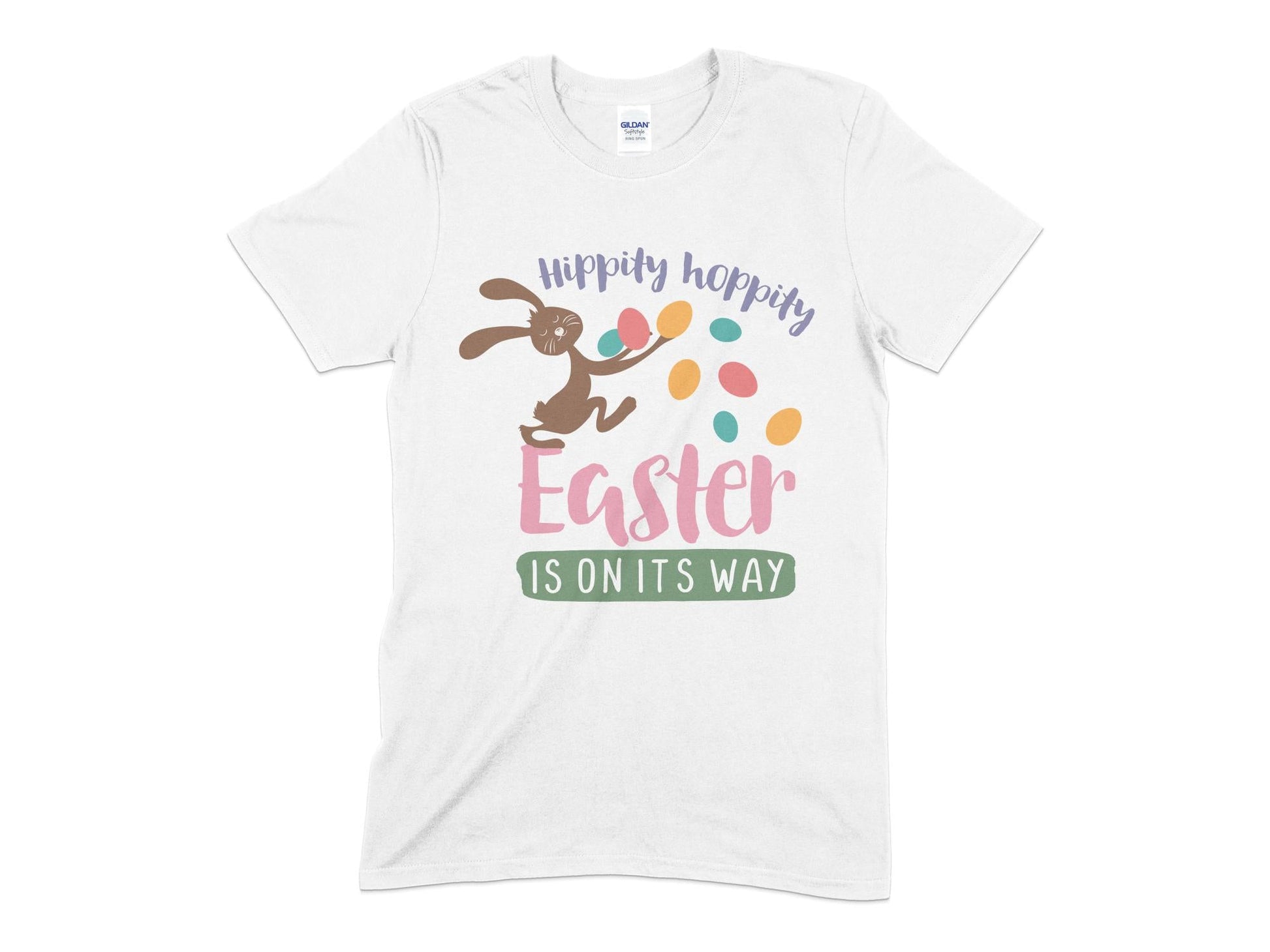 Hippity Hoppity easter is on its way t-shirt - Premium t-shirt from MyDesigns - Just $18.95! Shop now at Lees Krazy Teez