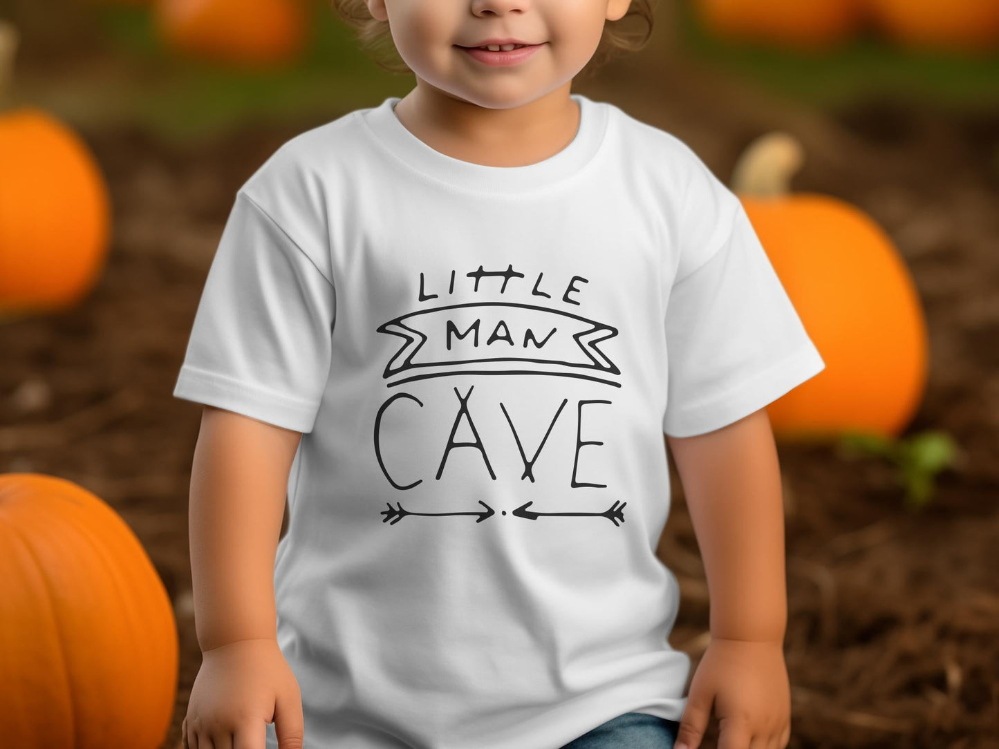 Little man cave youth boys toddler t-shirt - Premium t-shirt from MyDesigns - Just $19.95! Shop now at Lees Krazy Teez