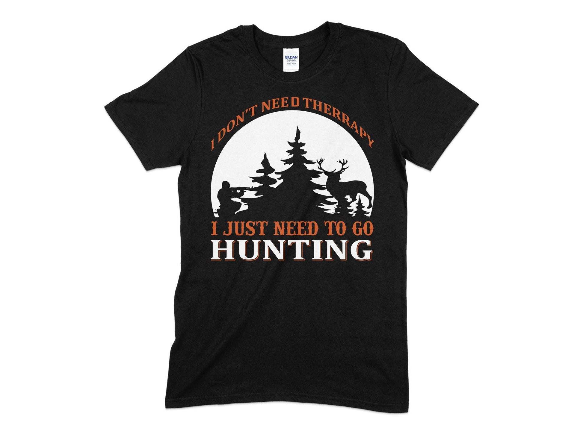 I don't need therrapy i just need to go hunting t-shirt - Premium t-shirt from MyDesigns - Just $21.95! Shop now at Lees Krazy Teez