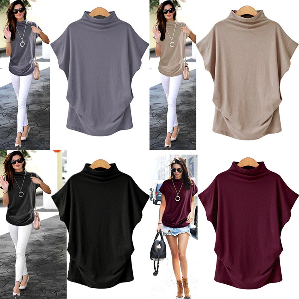 Turtleneck short sleeve sold fashion Women's awesome t-shirt - Premium t-shirt from eprolo - Just $21.95! Shop now at Lees Krazy Teez