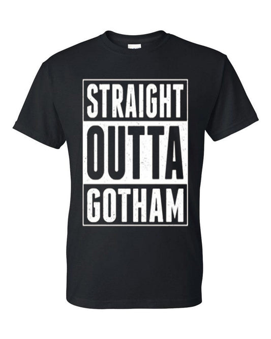 Straight outta gotham Batman movie quote Men's t-shirt - Premium t-shirt from MyDesigns - Just $19.95! Shop now at Lees Krazy Teez