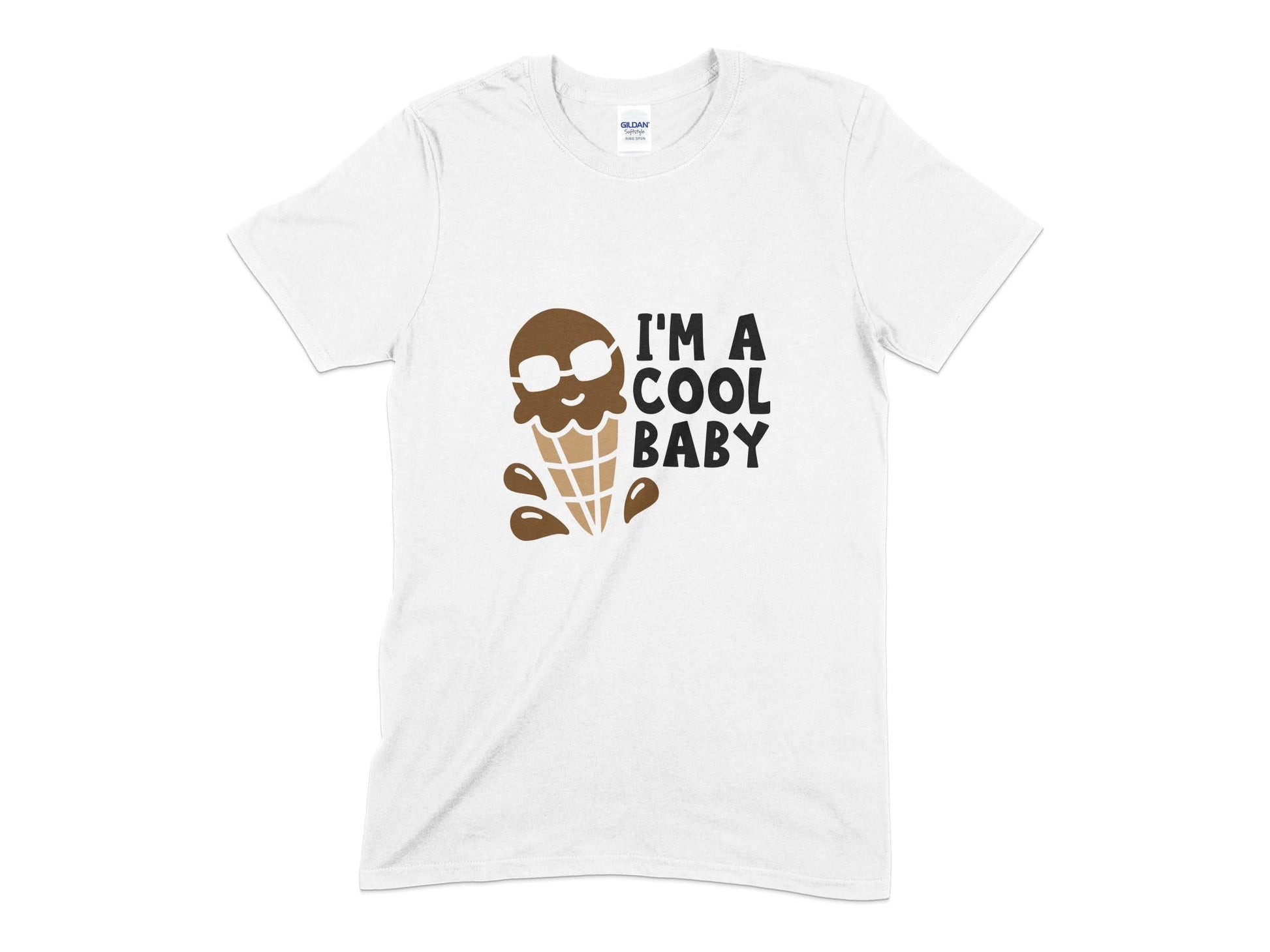 Im a cool baby ice cream cone Unisex t-shirt - Premium t-shirt from MyDesigns - Just $19.95! Shop now at Lees Krazy Teez
