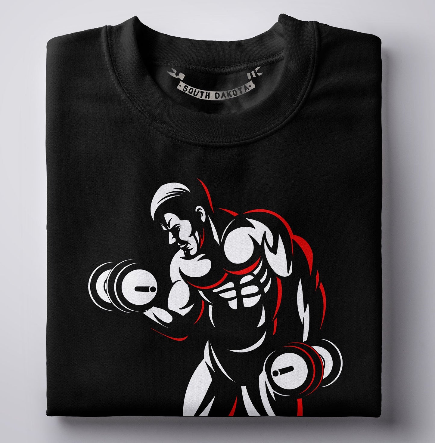 Gym bodybuilding exercise weightlifting Men's t-shirt - Premium t-shirt from MyDesigns - Just $19.95! Shop now at Lees Krazy Teez
