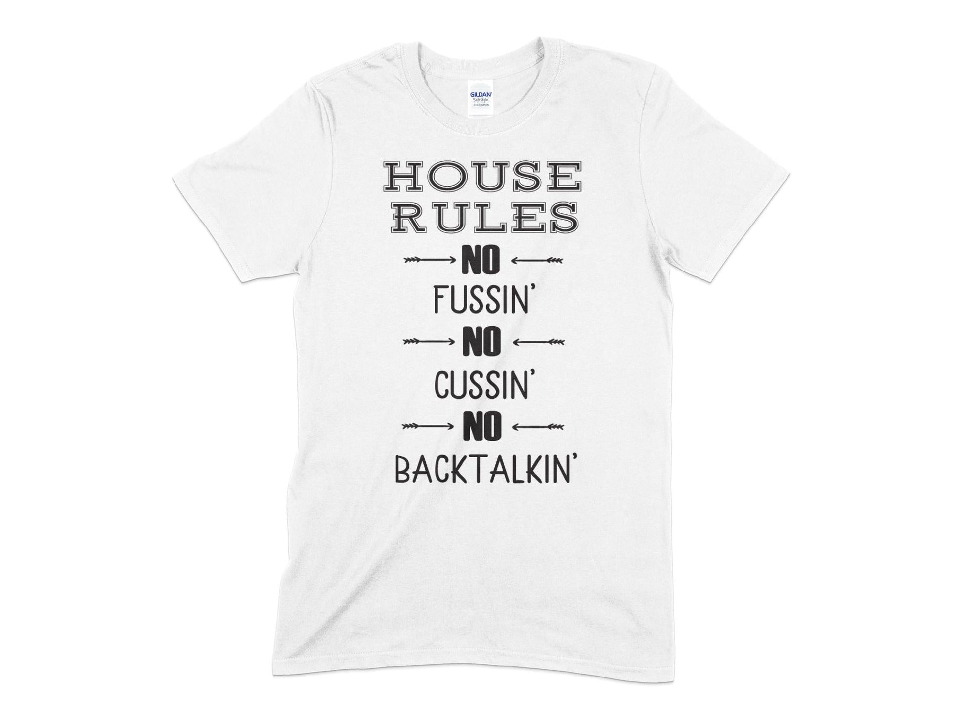 House Rules Funny Quote t-shirt - Premium t-shirt from MyDesigns - Just $18.95! Shop now at Lees Krazy Teez