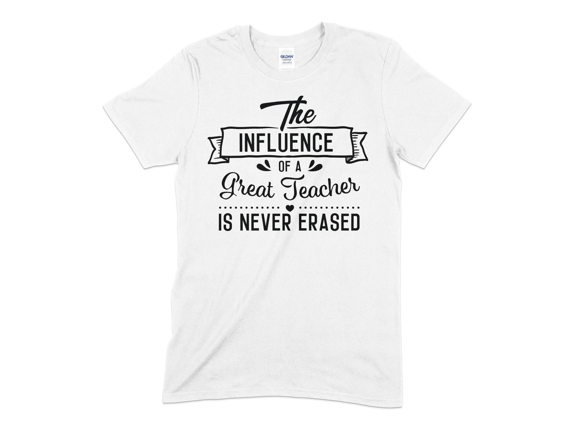 The influence of a great teacher t-shirt - Premium t-shirt from MyDesigns - Just $19.95! Shop now at Lees Krazy Teez