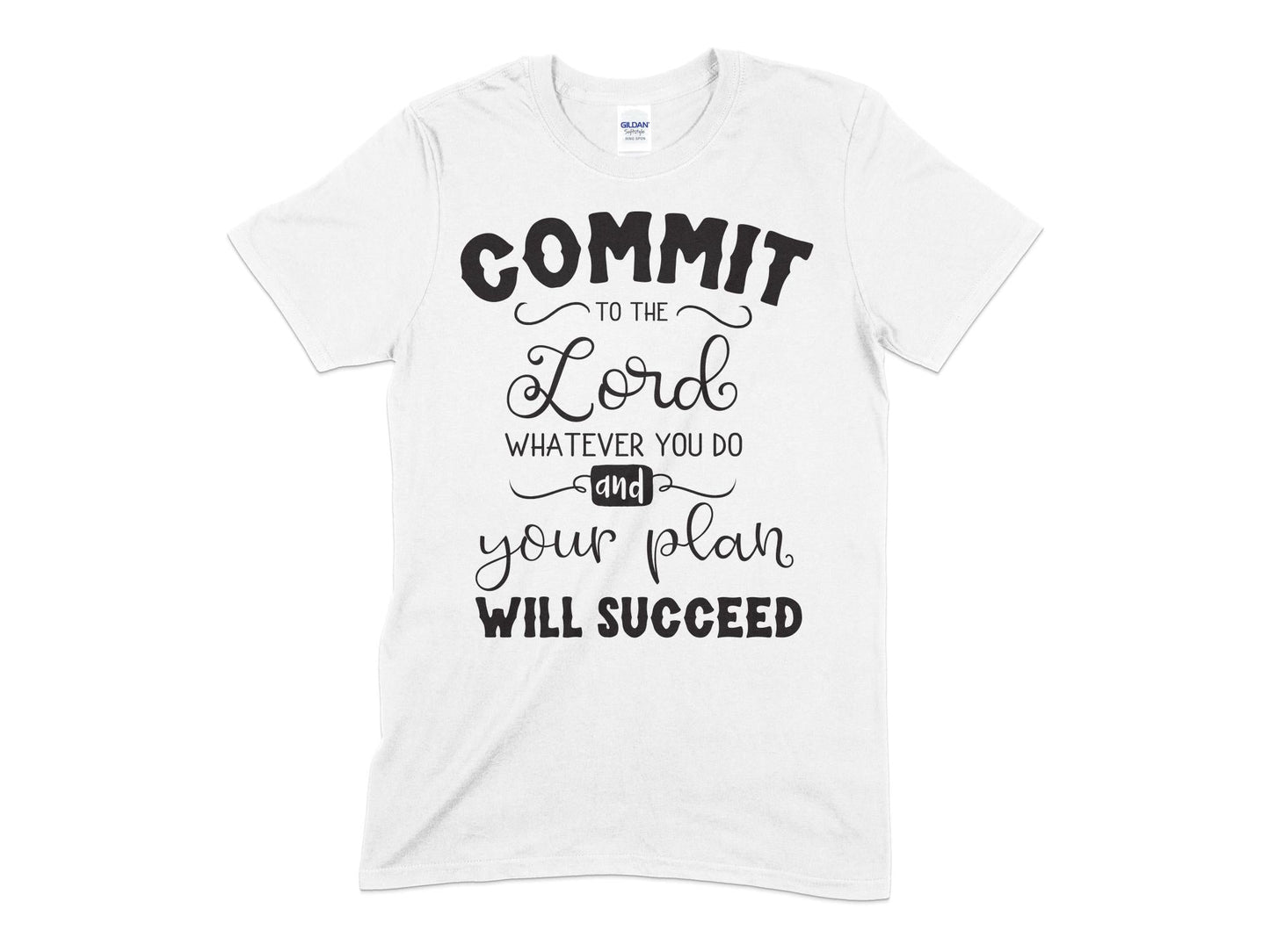 Commit to the Lord christian t-shirt - Premium t-shirt from MyDesigns - Just $18.95! Shop now at Lees Krazy Teez