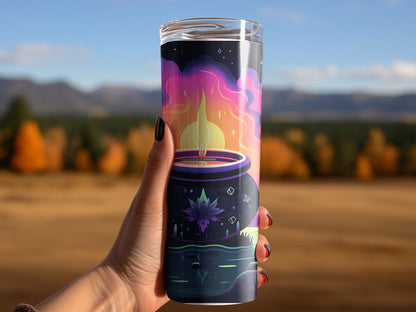 Magically world under the stars 20oz skinny tumbler - Premium tumbler from MyDesigns - Just $26.95! Shop now at Lees Krazy Teez