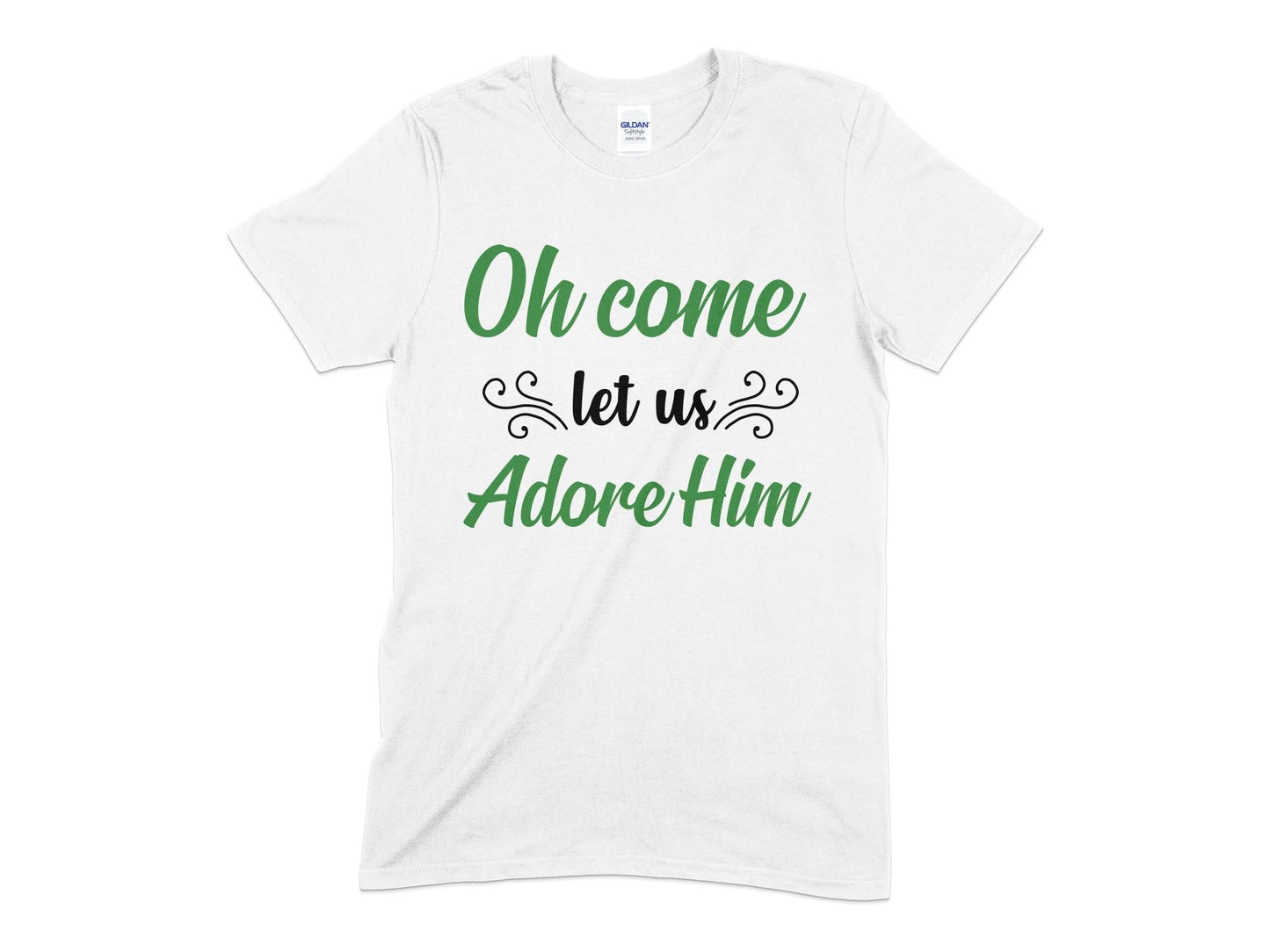 Oh come let us adore him t-shirt - Premium t-shirt from MyDesigns - Just $21.95! Shop now at Lees Krazy Teez