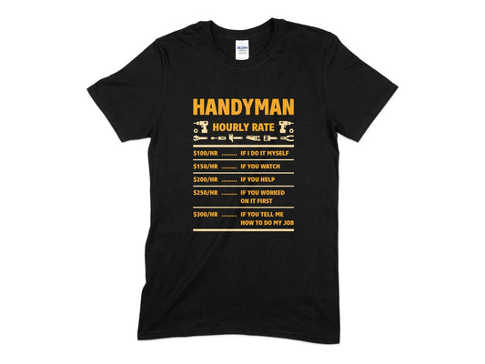 Handy man Hourly unisex t-shirt - Premium t-shirt from MyDesigns - Just $19.95! Shop now at Lees Krazy Teez