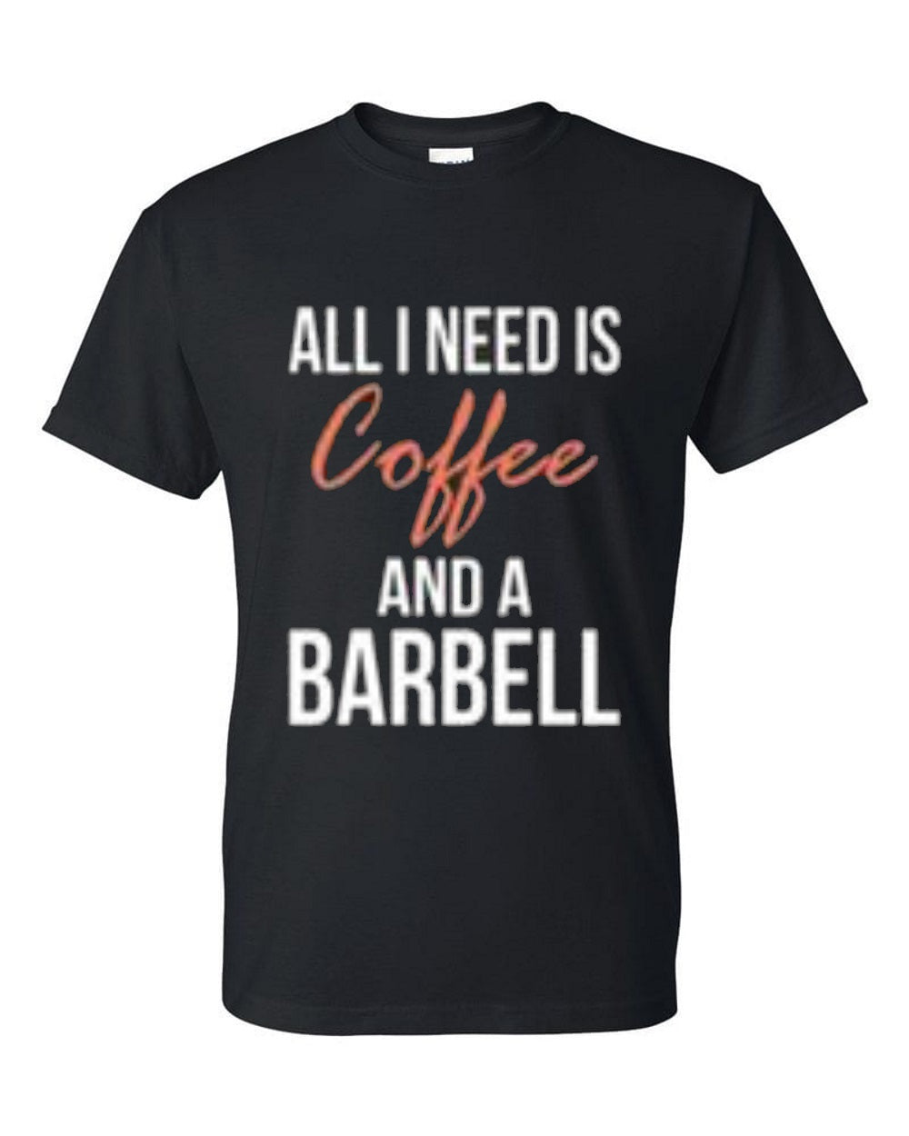 All i need is coffee and a barbell t-shirt - Premium t-shirt from MyDesigns - Just $19.95! Shop now at Lees Krazy Teez