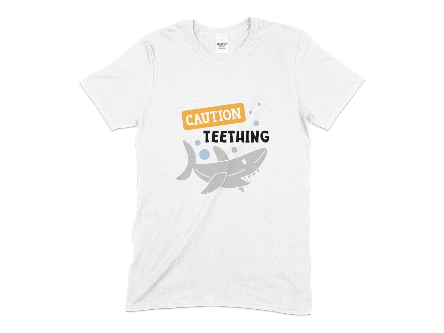 Caution teething baby youth unisex t-shirt - Premium t-shirt from MyDesigns - Just $19.95! Shop now at Lees Krazy Teez