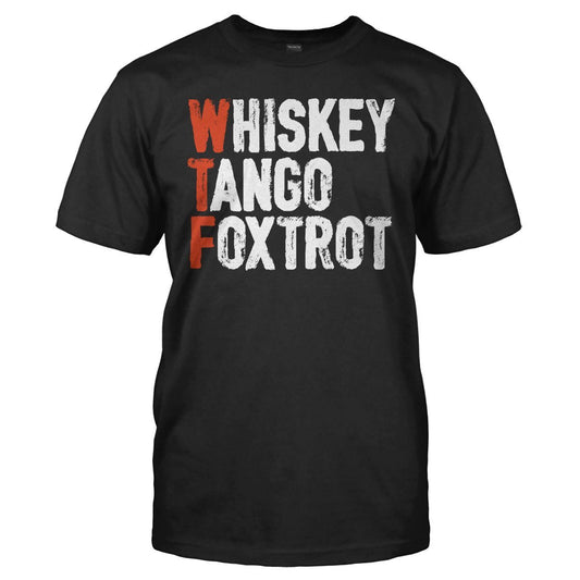 Whiskey tango foxtrot Men's t-shirt - Premium t-shirt from MyDesigns - Just $19.95! Shop now at Lees Krazy Teez